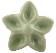 Pea Green Ceramic Flower Cabinet Knob Online